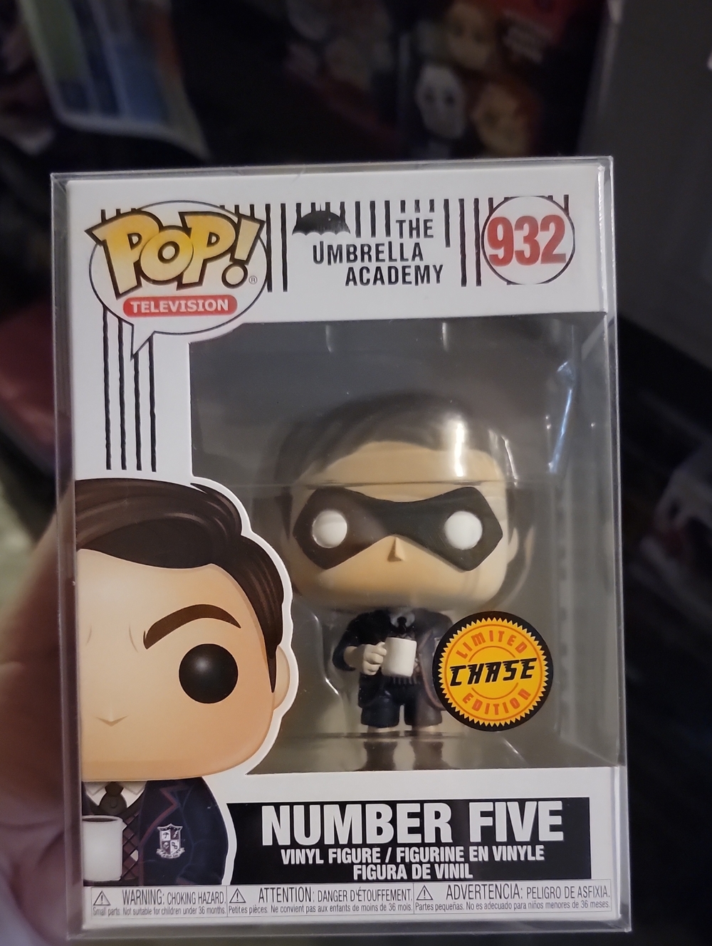 Funko Pop! Television The Umbrella Academy Number Five - Black Chase Edition